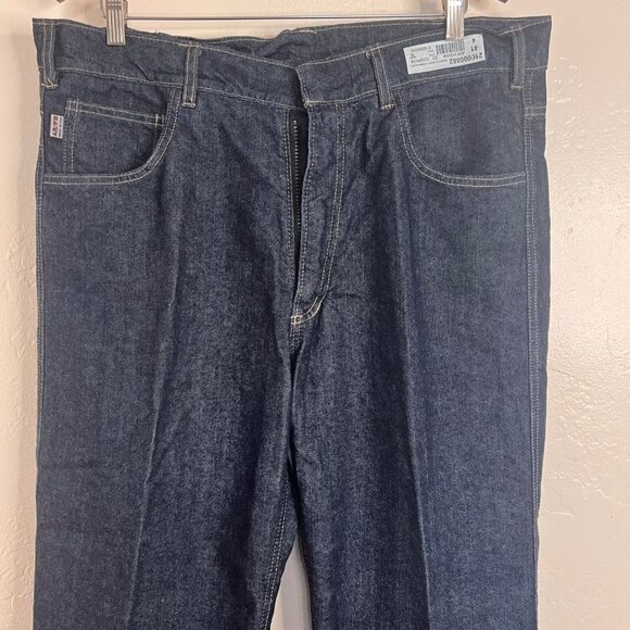 AR/FR Macron Safety 12 Oz Denim Jeans 36 X 30 OSHA COMP Flame Resistant Made USA - Picture 6 of 16